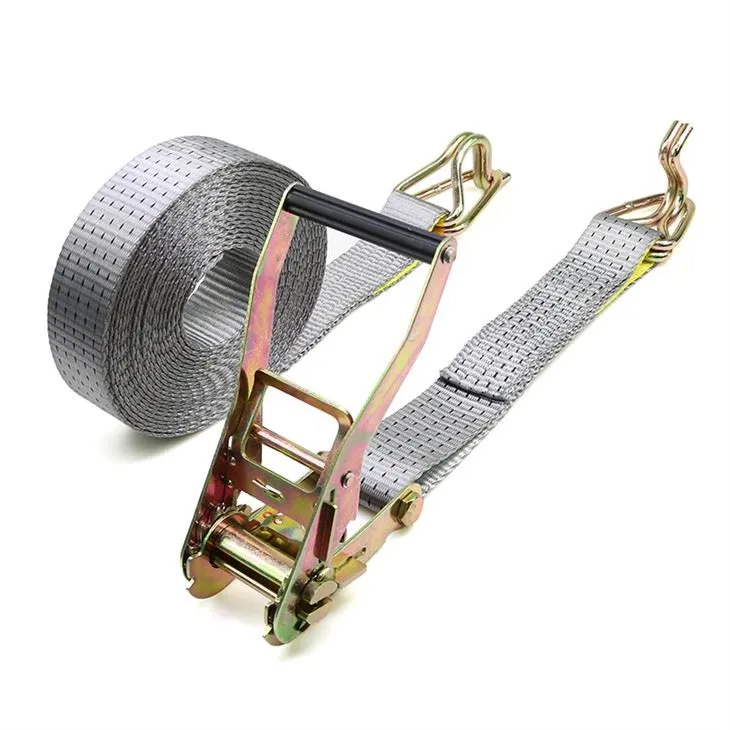 50mm Cargo Lashing Belt Ratchet Straps Heavy-Duty Tie-Down Straps For Transportation