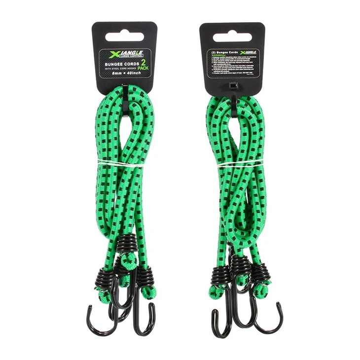 8mm Stretch Belt Clip Elastic Rubber Bungee Cord Set